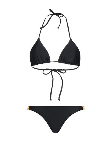 Sundek Woman Bikini Black Size 10 Polyamide, Elastane