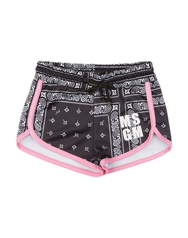 Msgm Toddler Girl Shorts & Bermuda Shorts Black Size 6 Polyester In Black
