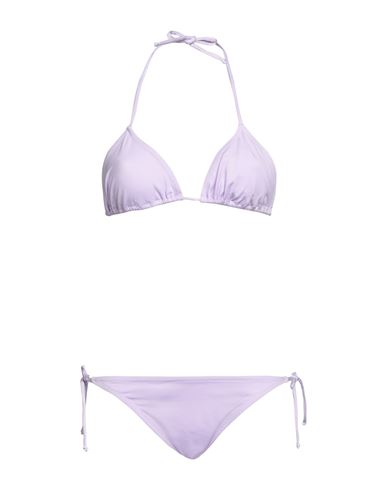 Delfina Woman Bikini Lilac Size L Nylon, Elastane In Purple