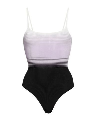 Missoni Woman One-piece Swimsuit Lilac Size 8 Viscose, Polyester, Polyamide, Elastane In Purple