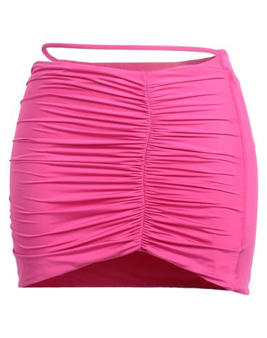 Shop Maygel Coronel Woman Cover-up Fuchsia Size Onesize Polyamide, Elastane In Pink