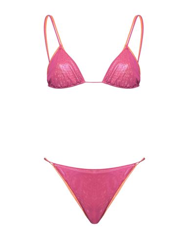 Oseree Oséree Woman Bikini Fuchsia Size L Polyamide, Elastane In Pink