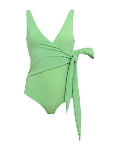 Lisa Marie Fernandez Woman One-piece Swimsuit Green Size 2 Nylon, Elastane