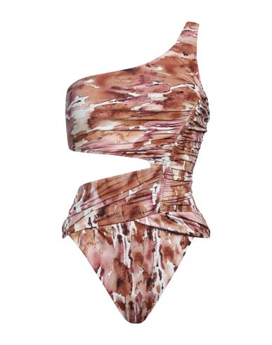 Shop Moeva Woman One-piece Swimsuit Brown Size 10 Polyamide, Elastane