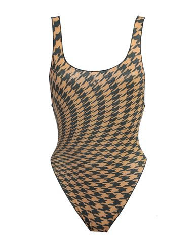 Pin Up Stars Woman One-piece Swimsuit Camel Size Xs Polyester, Elastane In Beige