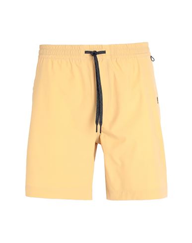 Quiksilver Qs Shorts Taxer Amphibian 18 Man Beach Shorts And Pants Ocher Size Xl Polyester, Elastane In Yellow