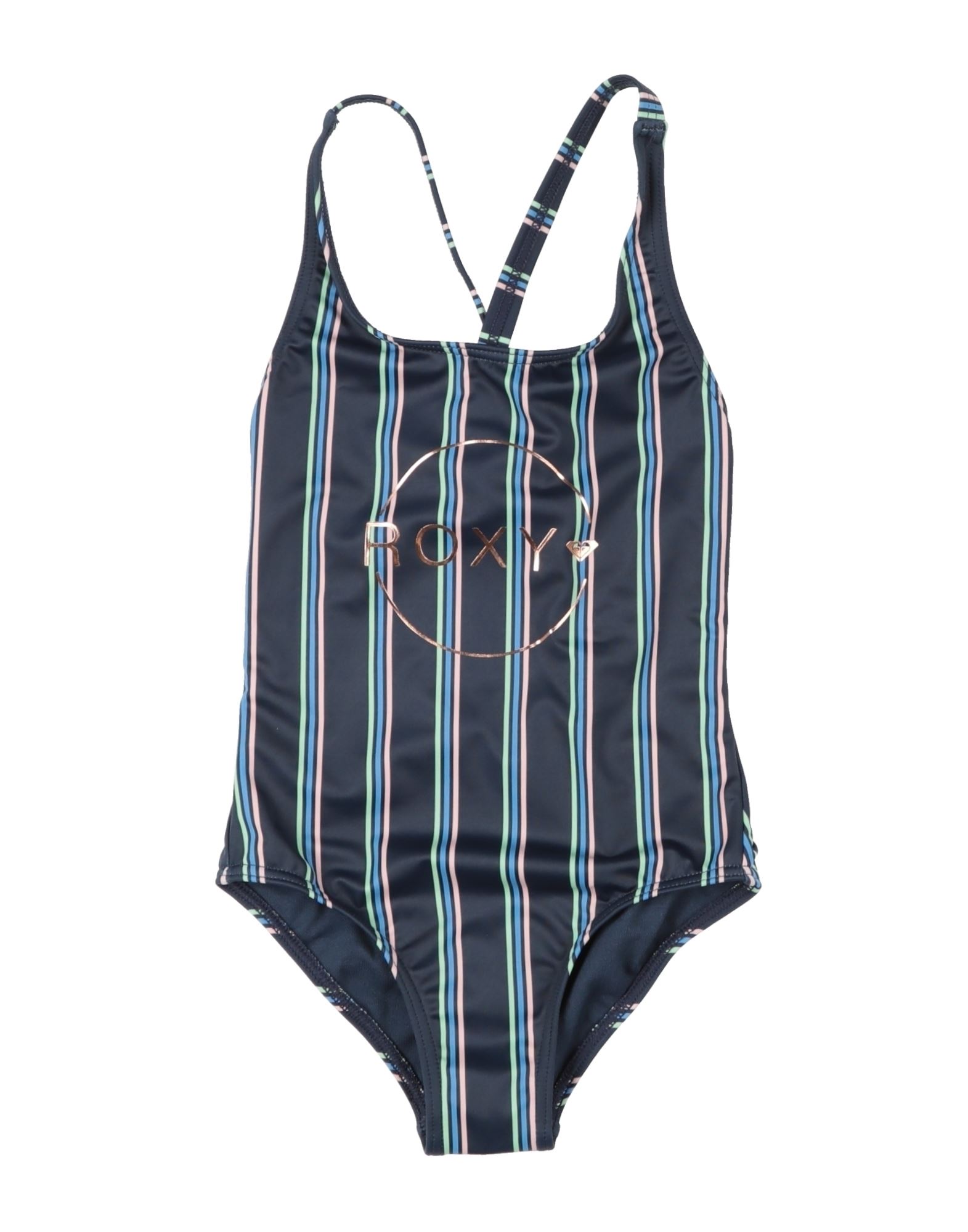 ROXY ロキシー ガールズ 水着（ワンピース） Costume intero Swim For Days Stripes Onepiece ミッドナイトブルー キッズ