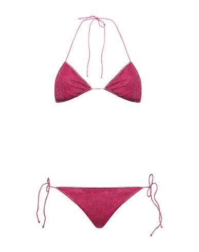 Oseree Oséree Woman Bikini Fuchsia Size L Polyamide, Metal In Pink