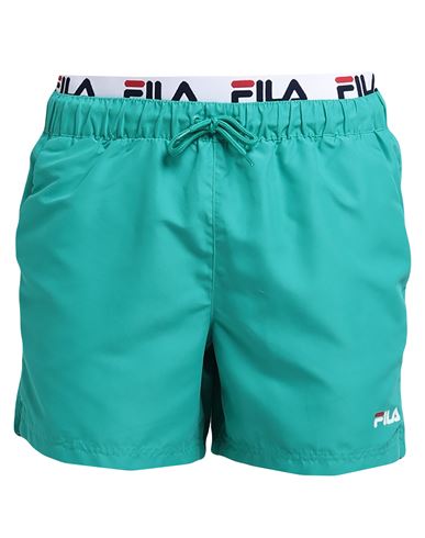 Fila Man Swim Trunks Emerald Green Size S Polyester