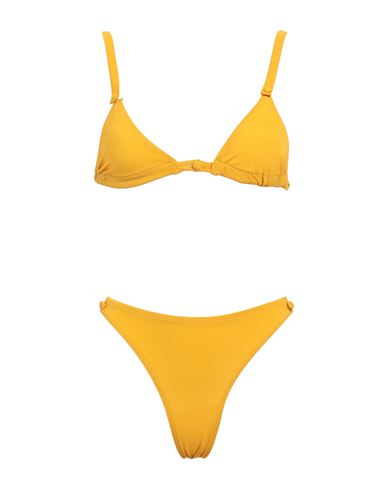 L'autre Chose L' Autre Chose Woman Bikini Ocher Size 8 Polyamide, Elastane In Yellow