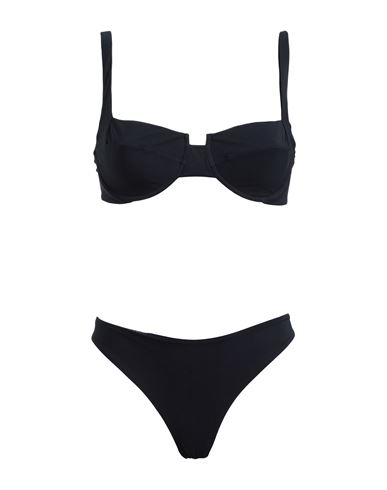 Semicouture Woman Bikini Black Size 8 Polyamide, Elastane