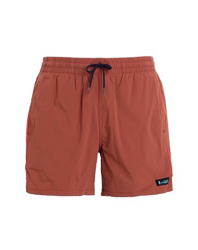 Cotopaxi Brinco Short - Solid Man Swim Trunks Rust Size L Recycled Nylon, Elastane In Red