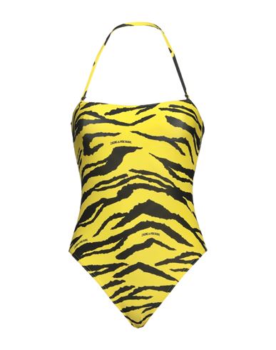 Zadig & Voltaire Woman One-piece Swimsuit Ocher Size 6 Polyester, Elastane In Yellow