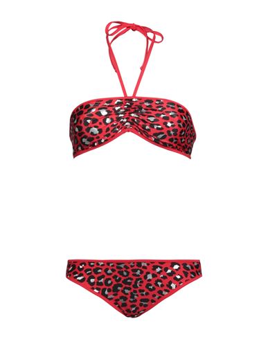 Zadig & Voltaire Woman Bikini Red Size 8 Polyester, Elastane