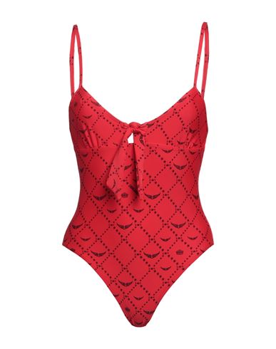Zadig & Voltaire Woman One-piece Swimsuit Red Size 8 Polyester, Elastane