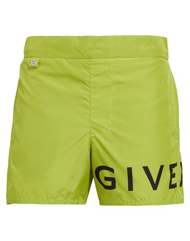 Givenchy Man Swim Trunks Sage Green Size S Polyester