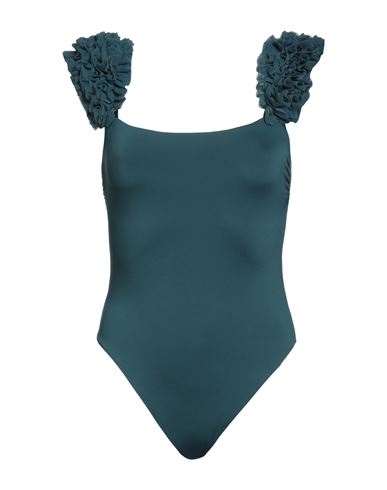 Kinda Woman One-piece Swimsuit Deep Jade Size M Polyamide, Elastane In Green
