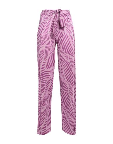 Cotazur Woman Beach Shorts And Pants Mauve Size M Polyester, Polyamide, Elastane In Purple
