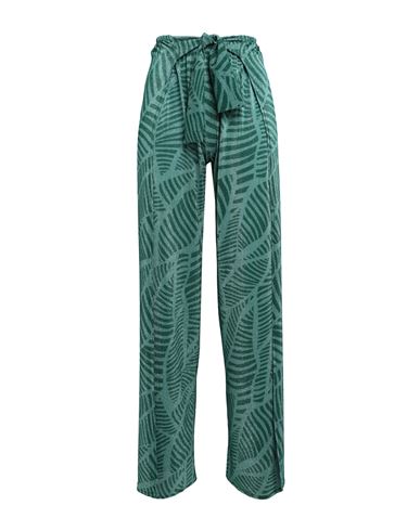 Cotazur Woman Beach Shorts And Pants Green Size L Polyester, Polyamide, Elastane