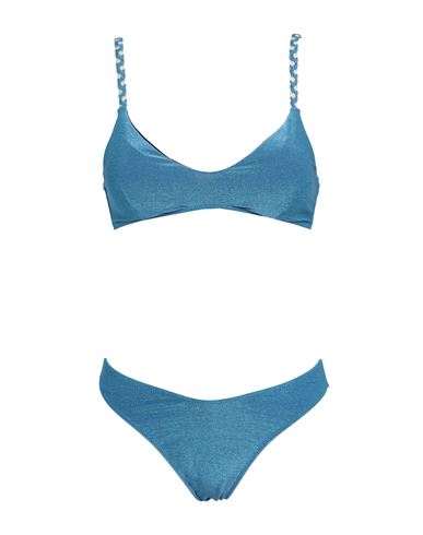 Cotazur Woman Bikini Azure Size L Polyester, Polyamide, Elastane In Blue