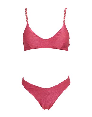 Cotazur Woman Bikini Fuchsia Size M Polyester, Polyamide, Elastane In Pink