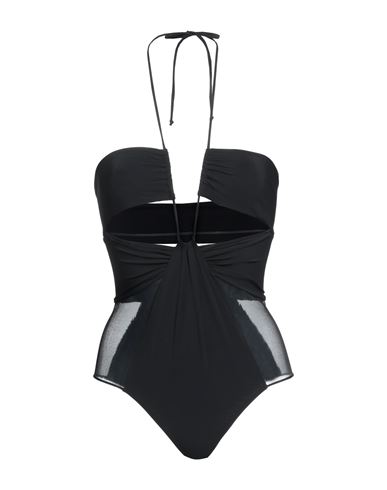 Shop Nensi Dojaka Woman One-piece Swimsuit Black Size M Polyester, Elastane