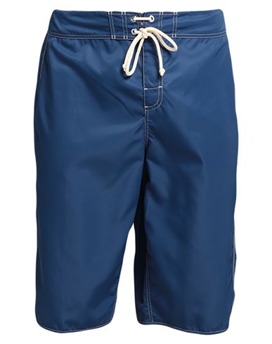 Jil Sander Man Beach Shorts And Pants Navy Blue Size L Polyamide