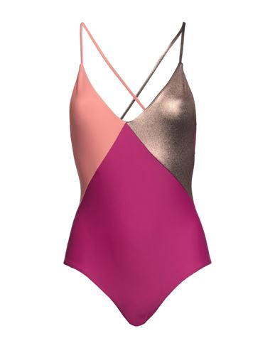 Albertine Woman One-piece Swimsuit Mauve Size 0 Recycled Polyamide, Elastane, Polyamide In Purple