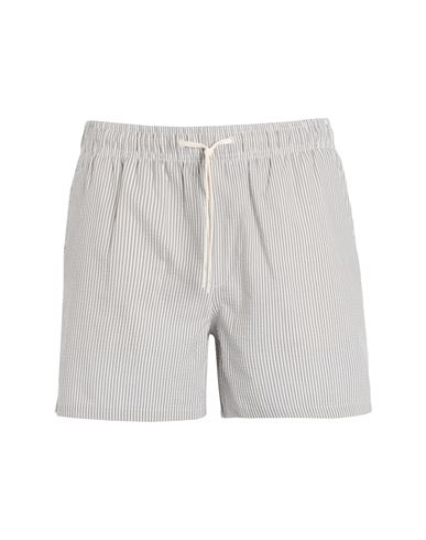 Selected Homme Man Swim Trunks White Size S Recycled Polyester, Cotton