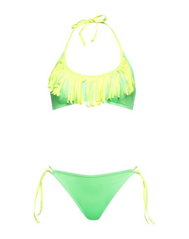 Twinset Woman Bikini Acid Green Size 38 B Polyester, Elastane