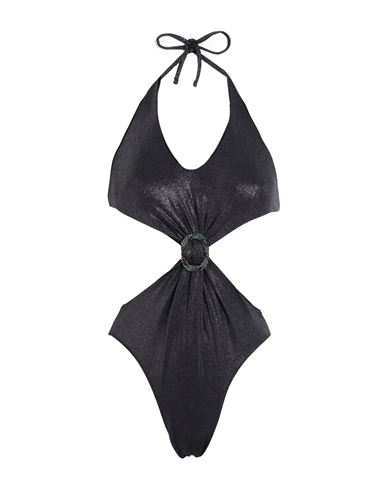 Cotazur Woman One-piece Swimsuit Dark Purple Size M Polyester, Elastane
