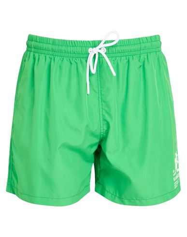 Shop Kangol Man Swim Trunks Green Size L Polyester