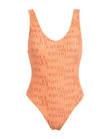 Cotazur Woman One-piece Swimsuit Mandarin Size L Polyamide, Elastane