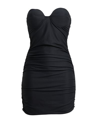 Reina Olga Dirty Diana Dress Woman Cover-up Midnight Blue Size 2 Polyamide, Econyl In Black