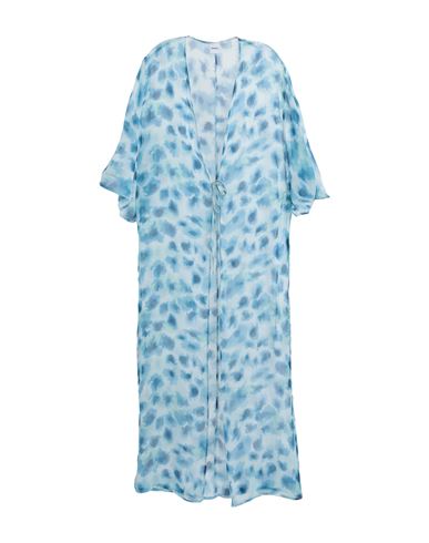 Aspesi Woman Cover-up Light Blue Size L Silk