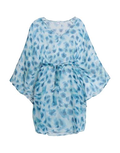 Aspesi Woman Cover-up Azure Size Onesize Silk In Blue