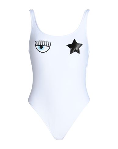 Chiara Ferragni Woman One-piece Swimsuit White Size Xs Polyamide, Elastane