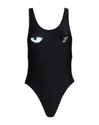 Shop Chiara Ferragni Woman One-piece Swimsuit Black Size S Polyamide, Elastane