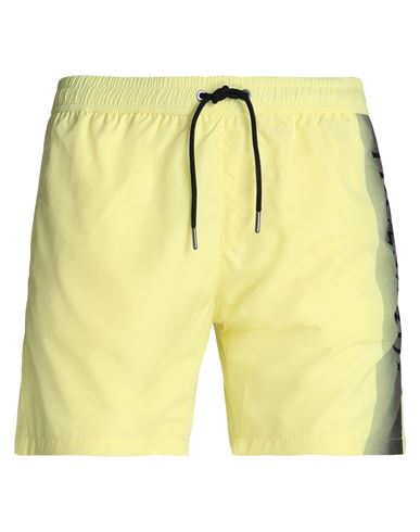 Trussardi Man Swim Trunks Yellow Size Xxl Polyester