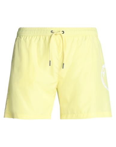 Trussardi Man Swim Trunks Yellow Size Xxl Polyester