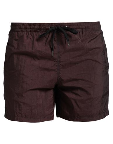 Malo Man Swim Trunks Dark Brown Size 4xl Polyester