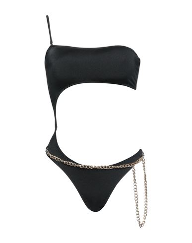 Shop 4giveness Woman One-piece Swimsuit Black Size L Polyamide, Elastane