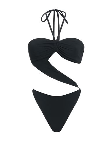 Shop Magda Butrym Woman One-piece Swimsuit Black Size 6 Polyamide, Elastane