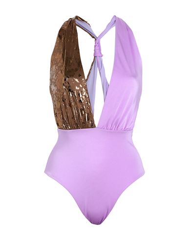 Cotazur Woman One-piece Swimsuit Light Purple Size S Polyester, Elastane, Polyamide