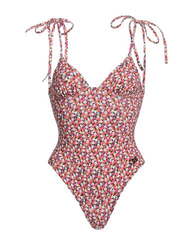 Solid & Striped Woman One-piece Swimsuit Fuchsia Size Xs Polyamide, Elastane In Pink