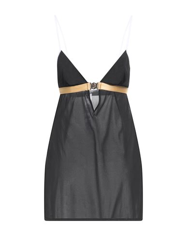 Woman Slip dress Black Size M Viscose, Polyamide