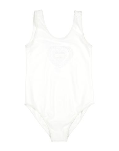 Dolce & Gabbana Babies'  Newborn Girl One-piece Swimsuit White Size 3 Polyamide, Elastane, Cotton, Polyester