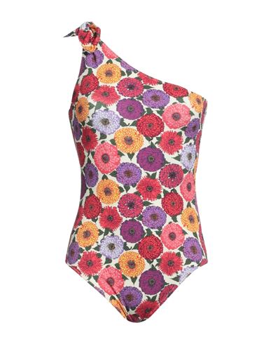 La Doublej Goddess One-shoulder One-piece Swimsuit In White