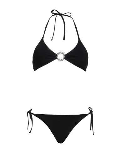 Emporio Armani Woman Bikini Black Size 4 Polyamide, Elastane