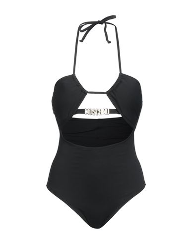 Moschino Woman One-piece Swimsuit Black Size 10 Polyamide, Elastane